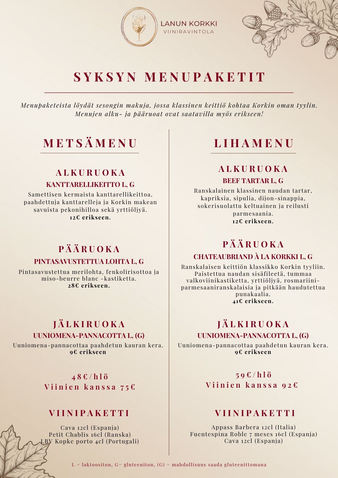 Syysmenut
